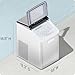 Iceman Pebble Ice Machine, Countertop Nugget Ice Maker Produces Chewable Pellet Ice in 20 Minutes, Makes 33lbs/Day, with One-Touch Cleaning Function and Ice Scoop/Basket Included – Stainless Steel