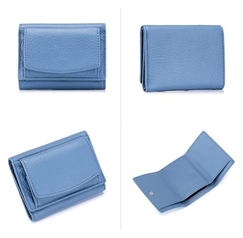 Card Bag,wallet, Card Bag,Women Wallet Protect Female Leather Coin Bag Lady Candy Colors Mini Purse Japanese Style Short Wallet Card Holder(Earth Yellow)3