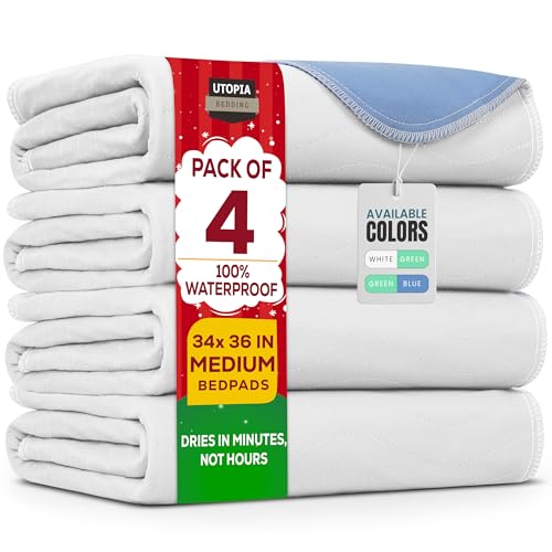 Utopia Bedding Washable Dog & Incontinence Pads 34x36 (4)