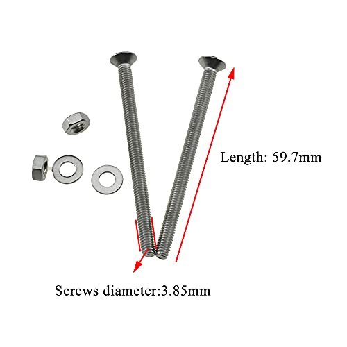 Hahiyo Boat Cleat 4 Inches Black Boat Cleats 4 Pcs Nylon Dock Cleat Kayak Dock Cleats Rope Cleat Plastic Cleats Hook With Hardware Screw For Deck Nautical Boat Docks Yacht Kayaks Marine Decorate #TOP3