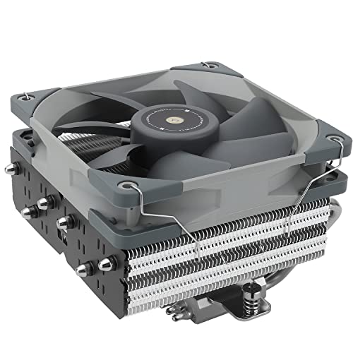 Thermalrlght SI-100 CPU Air Cooler, 6×6mm Heat Pipes, TL-E12 PWM Quiet Fan CPU Cooler with S-FDB V2.0 Bearing, AGHP 3.0 Technology, for AMD AM4 AM5/Intel 1150/1151/1200/1700/2011/1851 by THERMALRLGHT - Used condition - US$26.88