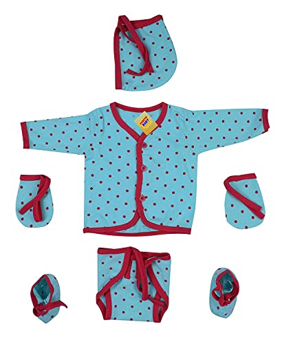 Image of Infantbond 19 in 1 New Born Baby Complete Daily Items | Combo Pack | Gift Set | Gift Pack(0-3 Months)(Pista) (19 in 1)