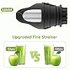 Masticating Juicer Attachment for KitchenAid Stand Mixer, Cold Press Juicer for KitchenAid Mixer Attachments with Dual Feed Chute, Slow Juicer Machine for Vegetables & Fruits by InnoMoon