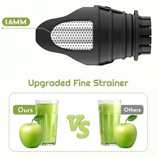 Masticating Juicer Attachment for KitchenAid Stand Mixer, Cold Press Juicer for KitchenAid Mixer Attachments with Dual Feed Chute, Slow Juicer Machine for Vegetables & Fruits by InnoMoon