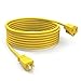 Stanley 33157 Grounded Outdoor Extension Power Cord, 15-Feet, Yellow