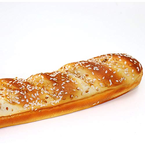 Nice purchase Artificial Bread Fake Simulation Realistic Food Cake French Bread Loaf Baguette Dessert for Decoration Display Props Real Model (B)