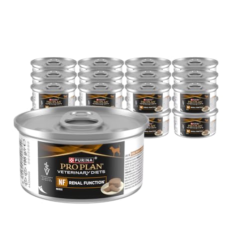Pro Plan VD NF Renal Function | Nassfutter für Hunde | 24 x 195 g | Mousse | Purina | Diätalleinfuttermittel | Zur Unterstützung der Nierenfunktion bei chronischer Niereninsuffizienz