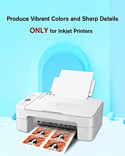 Koala Glitter Waterslide Decal Paper Inkjet Clear Water Slide Transfer Paper, 8.5X11 Inch Printable Decal Paper For Tumbler, Mug, Candle, Nail Crafts -5 Sheets #TOP3