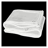KANMR Lonas Transparentes PVC 0,3 Mm de Espesor Balcón Ventana Tienda Parabrisas Mantener Caliente Protección contra El Frío Lona Al Aire Libre Camion, Personalizable(6x1m)