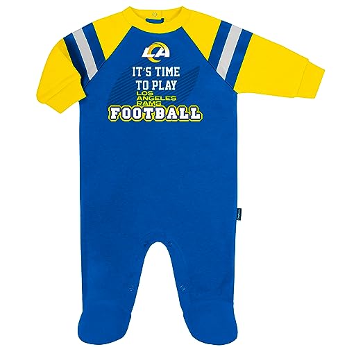 Image of Gerber NFL Unisex Baby Nfl Team Footed Sleep and Play