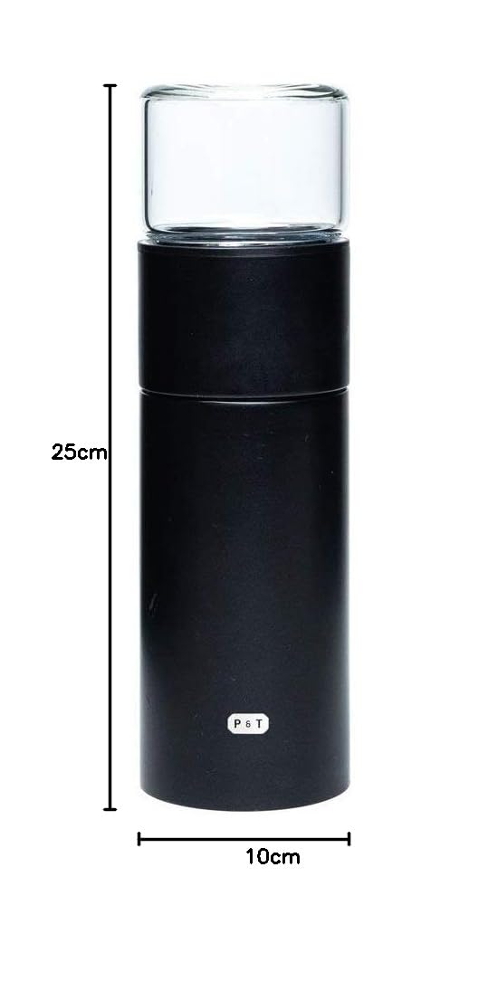 P & T Isolierkanne (Schwarz, 300 ml)
