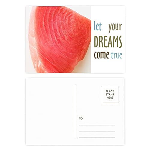Cartes postales texture saumon Sashi à envoyer pour célébrer vos projets