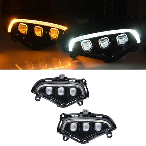Luces diurnas LED para Toyota RAV4 2019-2022 faros antiniebla con intermitentes delanteros 5