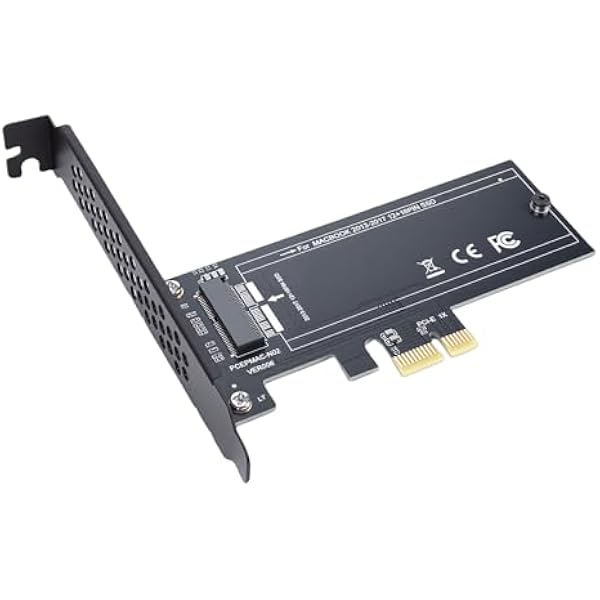 Annadue Karta Adaptera Pci-E 1X Niezawodna wydajność Wysoka prędkość Plug and Play dla Modelu Laptopa Pro 2013-2017