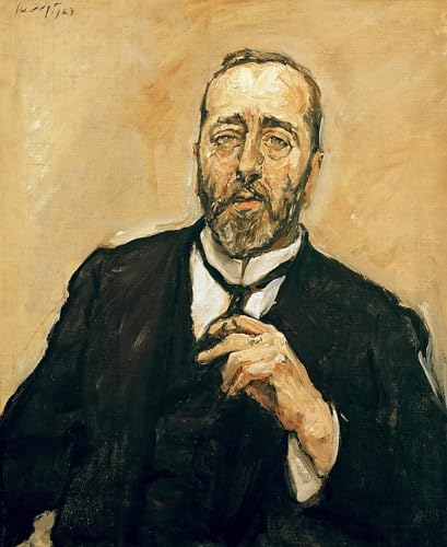Toile Affiche Arts Max Slevogt : Impression Huile Haute Définition Portrait 60x90cm