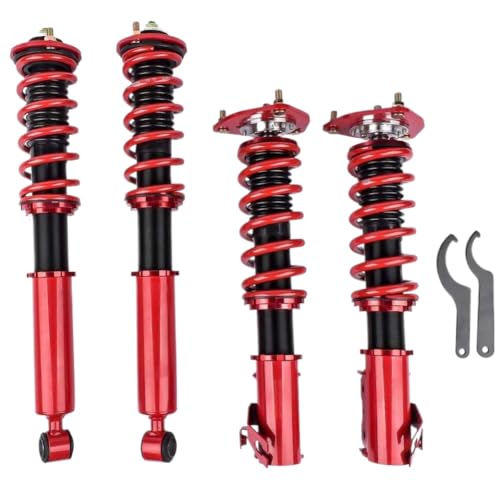 4x Adjustable Coilover Spring Set