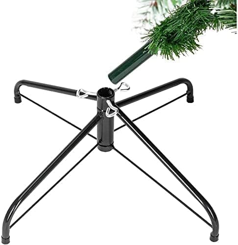 8FT/2.4M Artificial Christmas Tree Xmas Realistic Green Natural Branches with Solid Metal Legs 1000 Tips - Image 3