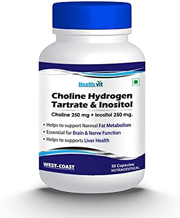Healthvit Choline and Inositol 500 mg - 60 Capsules