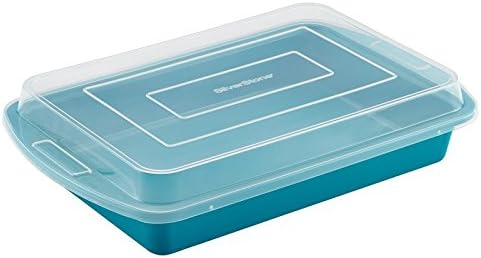 Pemberly Row Nonstick 9" x 13" Cake Pan in Marine Blue