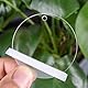 UTMACH 50 Stücke 6.5cm Acrylplatte Transparent mit Loch DIY Transparent Acrylglas Rund 1MM Dick Acrylscheiben Klare Acrylplatten Runde für Bilderrahmen Display, Malerei, DIY Handwerk