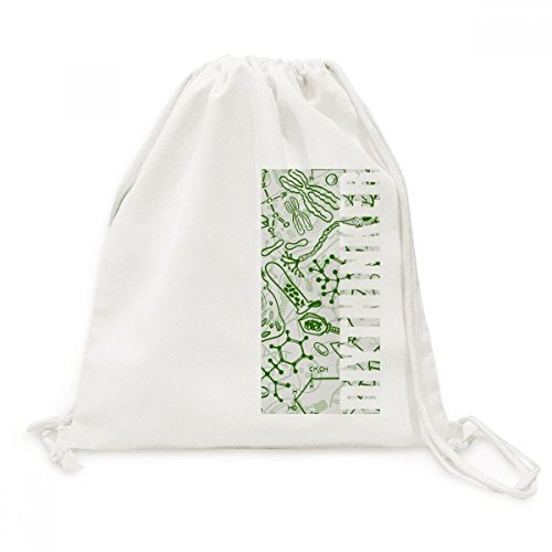 Sac cordon en toile biologie verte pour sorties et voyage décontracté