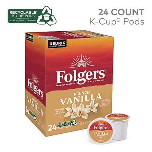Image of Folgers Gourmet Selections Vanilla Biscotti Coffee K-Cups,pack of three