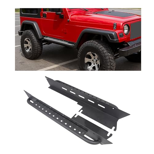 Estribos laterales ALMULOO para Jeep Wrangler TJ 1997-2006