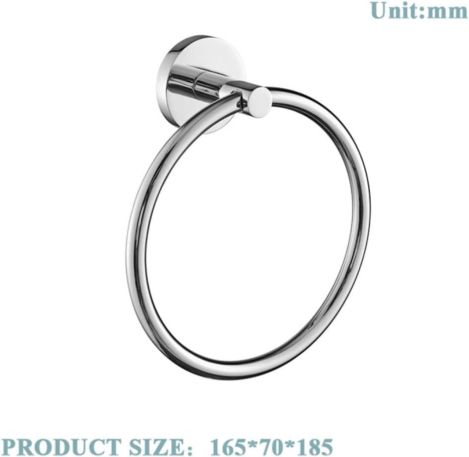 Polished Bathroom Hardware Set Toilet Tissue Paper Holder Towel Ring Robe Hook Towel Bar Stainless Steel Bathroom Accessories,Paper Holder (Towel Ring)