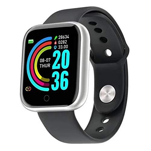 Smartwatch Y68/D20 Relógio Inteligente Android/iOs Prata