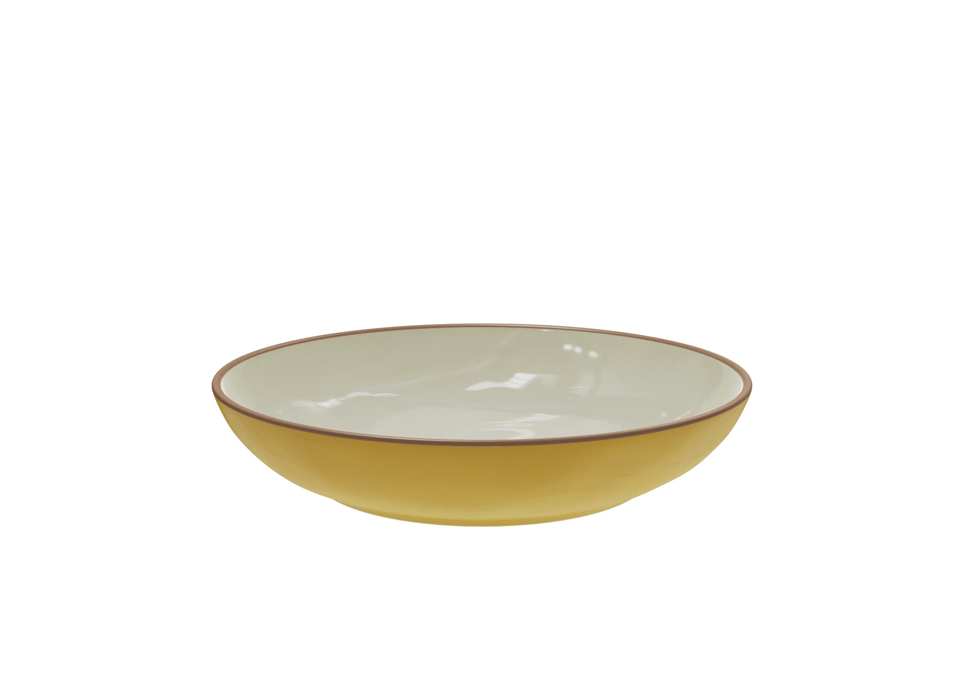 apollo THE HOUSEWARES BRAND Plastic RPET Pasta Plate, 22cm 950ml, Desert
