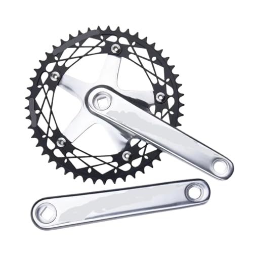 ]ԃNNZbg 144BCD }EeoCN XNGAz[NN A~ VOXs[h `F[zC[ 165mm 49T ZbgɓK(Silver Black 49T)