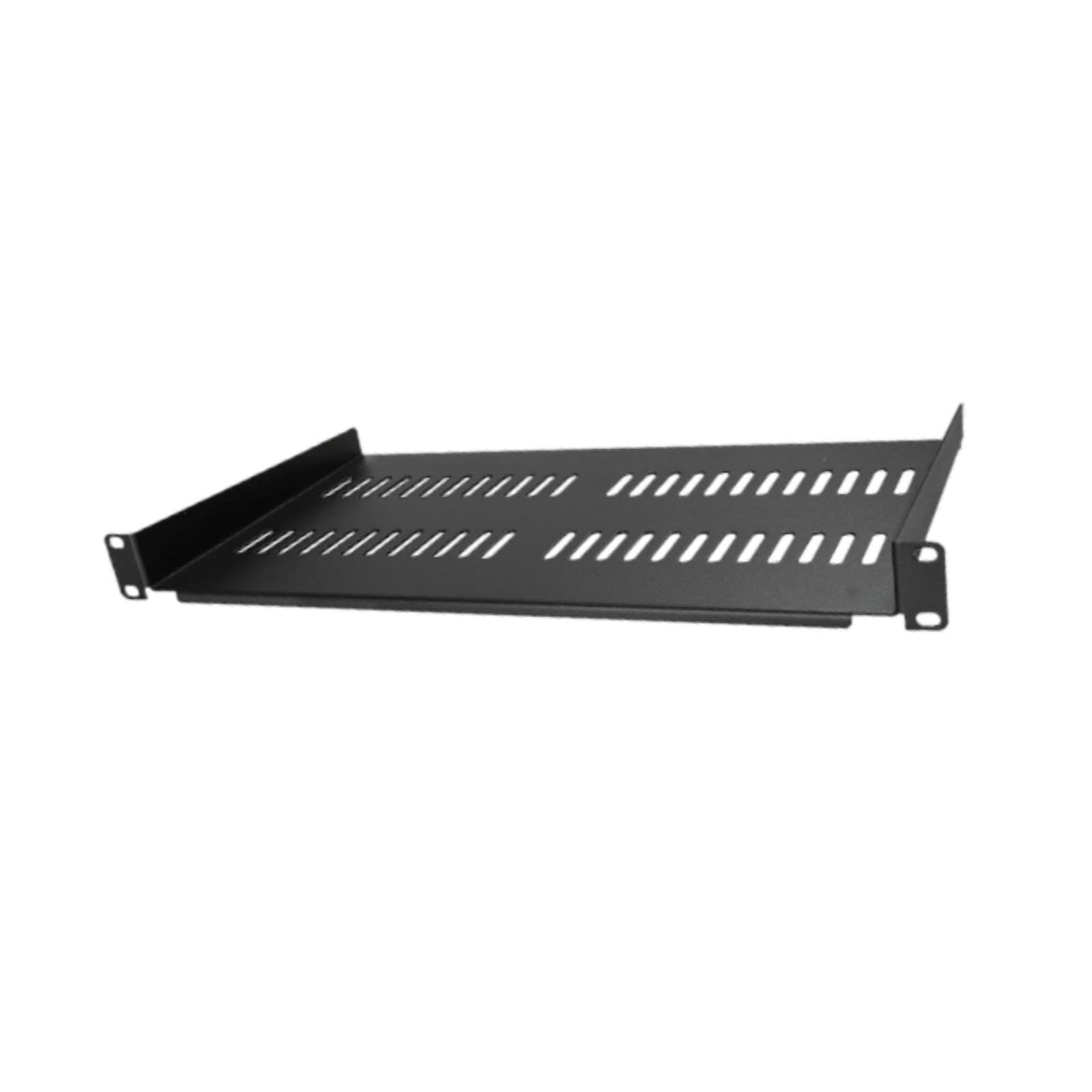 Rack de Red de 19 Pulgadas y 10 Pulgadas de Profundidad. Soporta hasta 20 kg para Equipos Pesados en Estudios u oficinas. Fabricado con Acero Laminado
