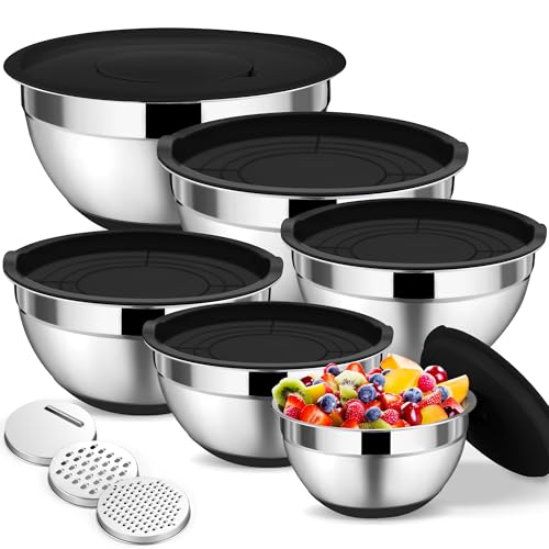 Onader Rührschüssel 6er Set, Edelstahl Schüssel Salatschüssel...