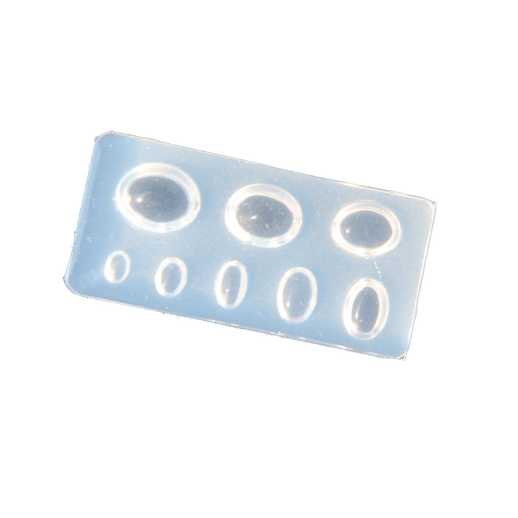 Amazon.co.jp: Tokll(トケル）シリコンモールド 楕円形の丸い