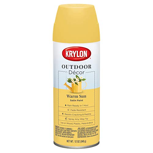 Krylon Outdoor Décor Spray Paint, Warm Sun