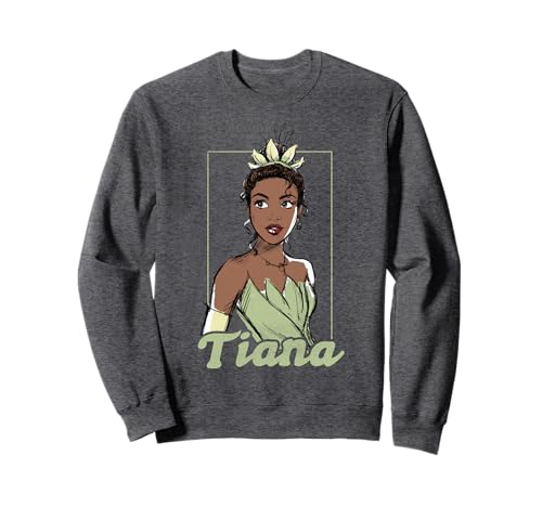 Sweatshirt Tiana Disney portrait croquis pour look décontracté