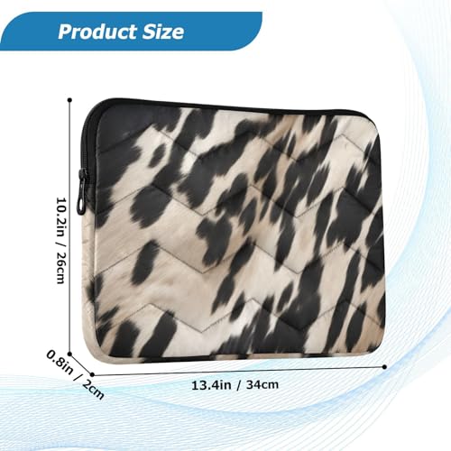 Funda para laptop 13-14 pulgadas impermeable con textura de vellón miniatura 3