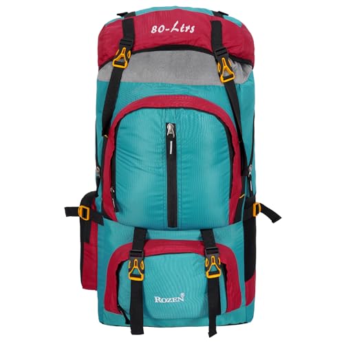 Image of 80L Travel Backpack for Outdoor Sport Camp Hiking Trekking Bag Camping Rucksack