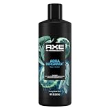 AXE Fine Fragrance Collection Body Wash For Men Aqua Bergamot 12h Refreshing Scent Shower Gel Infused with Bergamot, Sage, and Juniper Essential Oils 18 oz