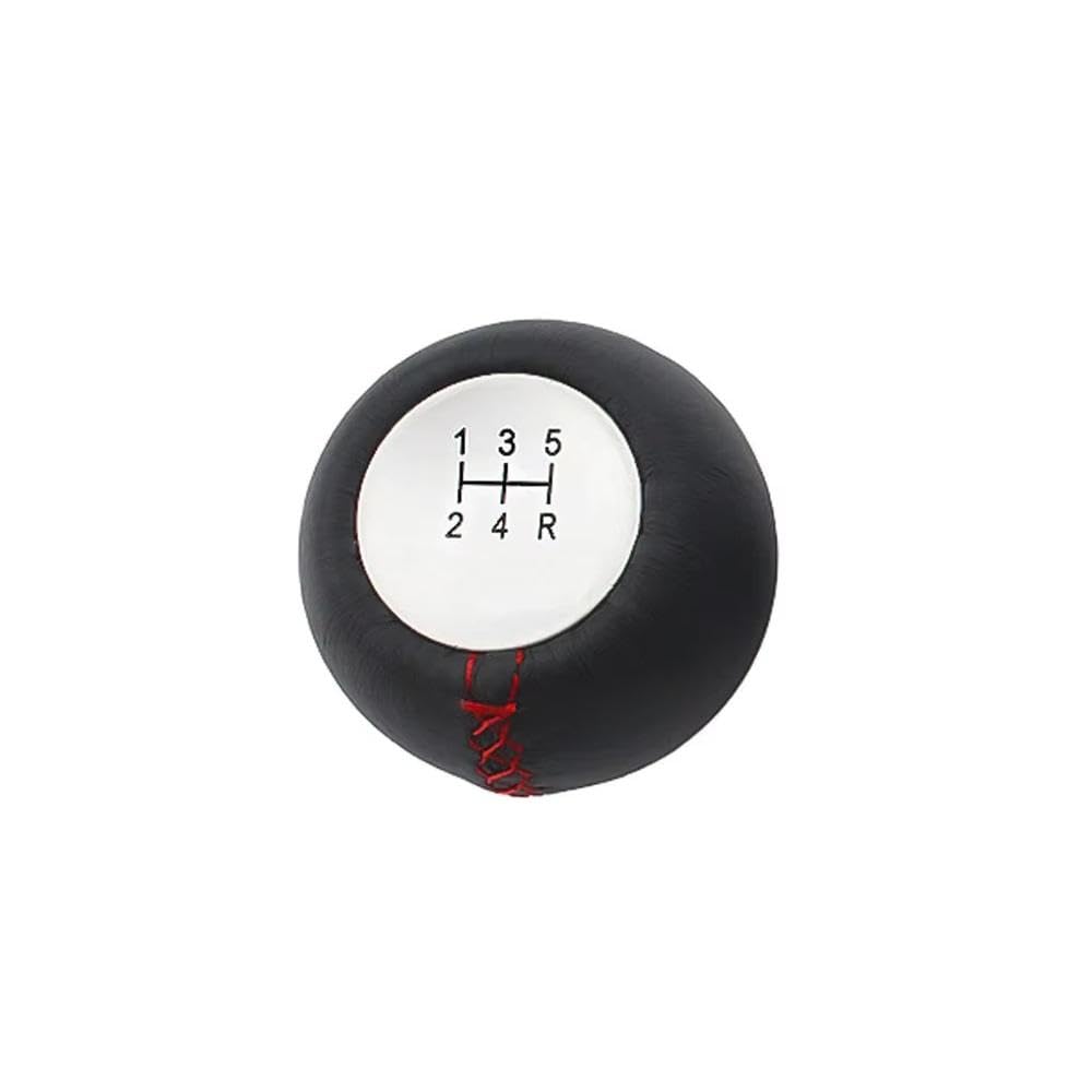 Ydxherta 5 Speed Auto Accessory 5/6 Speed Manual Auto Leather Steel Gear Stick Shift Knob For Toyota Trd(5 Speed)
