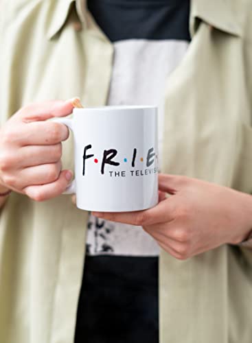 Grupo Erik Kaffeetasse, Logo Friends Tasse, Kafeetasse aus Keramik für ein besseres Geschmack, Teetasse 350 ml