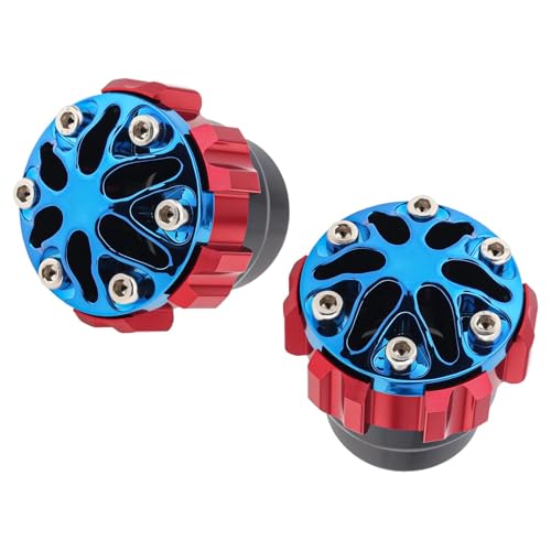 2Pcs Motorcycle Front Wheel Frame Sliders, CNC Aluminum Fork Crash Protectors