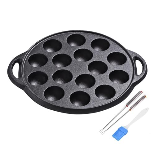 Poêle Takoyaki en fonte induction et barbecue de table