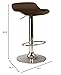 Winsome Wood Spectrum Adjustable Swivel Stools, 2-Pc Set, Black & Chrome
