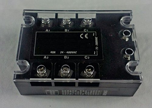 Relais statique triphasé 10A AC Gowe interrupteur électronique lot de 10 pcs