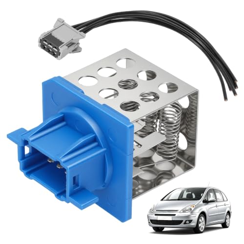 LDLRVeX - Conector de kit de reparación para resistencia calefacción, aire acondicionado manual, compatible con Citroën C3 I, Xsara Picasso, 206, 307, sustituye a 6450JP, 6450EP