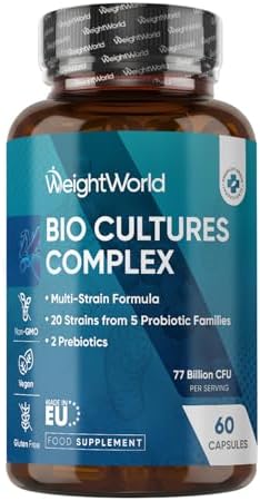 Bio Cultures Complex Probiotics and Prebiotics - 77 Billion CFU -...