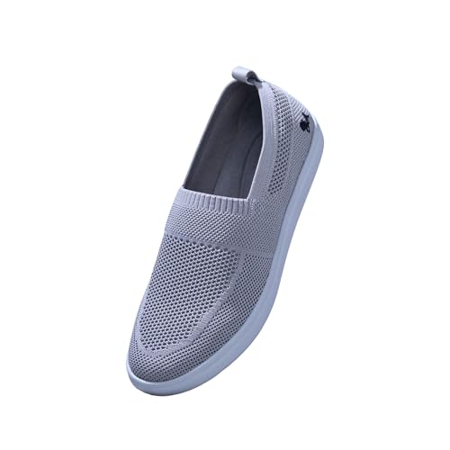 Image of Neeman's Casual Ease Slip On for Men | Breathable Knit Upper, Cushioned EVA Sole | Lightweight, Flexible Shoes for Everyday Comfort