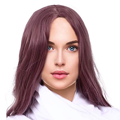 PIXNOR Peruca Longa Ondulada de Aparência Natural Peruca Cosplay de Halloween Perucas de Ondas Corpo