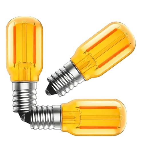ZFFOZZ Brown Retro LED Filament Lamp 2000K Warm Yellow Light E12 Small Screw Dimmable 110V/220V Light Source(220V)